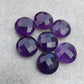 NATURAL AMETHYST ROUND SHAPE BRIOLETTE CUT TOP QUALITY CALIBRATED WHOLESALE GEMSTONES