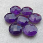 NATURAL AMETHYST ROUND SHAPE BRIOLETTE CUT TOP QUALITY CALIBRATED WHOLESALE GEMSTONES