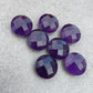 NATURAL AMETHYST ROUND SHAPE BRIOLETTE CUT TOP QUALITY CALIBRATED WHOLESALE GEMSTONES