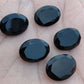 AAA+ Quality Natural Black Onyx Oval Shape Faceted Cut Flat Back Wholesale Calibrated Gemstones, All Sizes Available