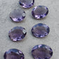 AAA+ QUALITY NATURAL AMETHYST OVAL SHAPE FACETED CUT FLAT BACK CALIBRATED WHOLESALE GEMSTONES, ALL SIZES AVAILABLE