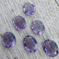 AAA+ QUALITY NATURAL AMETHYST OVAL SHAPE FACETED CUT FLAT BACK CALIBRATED WHOLESALE GEMSTONES, ALL SIZES AVAILABLE