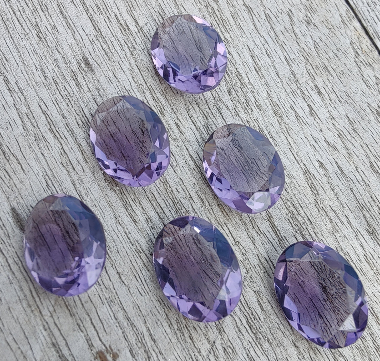 AAA+ QUALITY NATURAL AMETHYST OVAL SHAPE FACETED CUT FLAT BACK CALIBRATED WHOLESALE GEMSTONES, ALL SIZES AVAILABLE