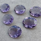 AAA+ QUALITY NATURAL AMETHYST OVAL SHAPE FACETED CUT FLAT BACK CALIBRATED WHOLESALE GEMSTONES, ALL SIZES AVAILABLE