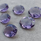 AAA+ QUALITY NATURAL AMETHYST OVAL SHAPE FACETED CUT FLAT BACK CALIBRATED WHOLESALE GEMSTONES, ALL SIZES AVAILABLE