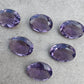 AAA+ QUALITY NATURAL AMETHYST OVAL SHAPE FACETED CUT FLAT BACK CALIBRATED WHOLESALE GEMSTONES, ALL SIZES AVAILABLE