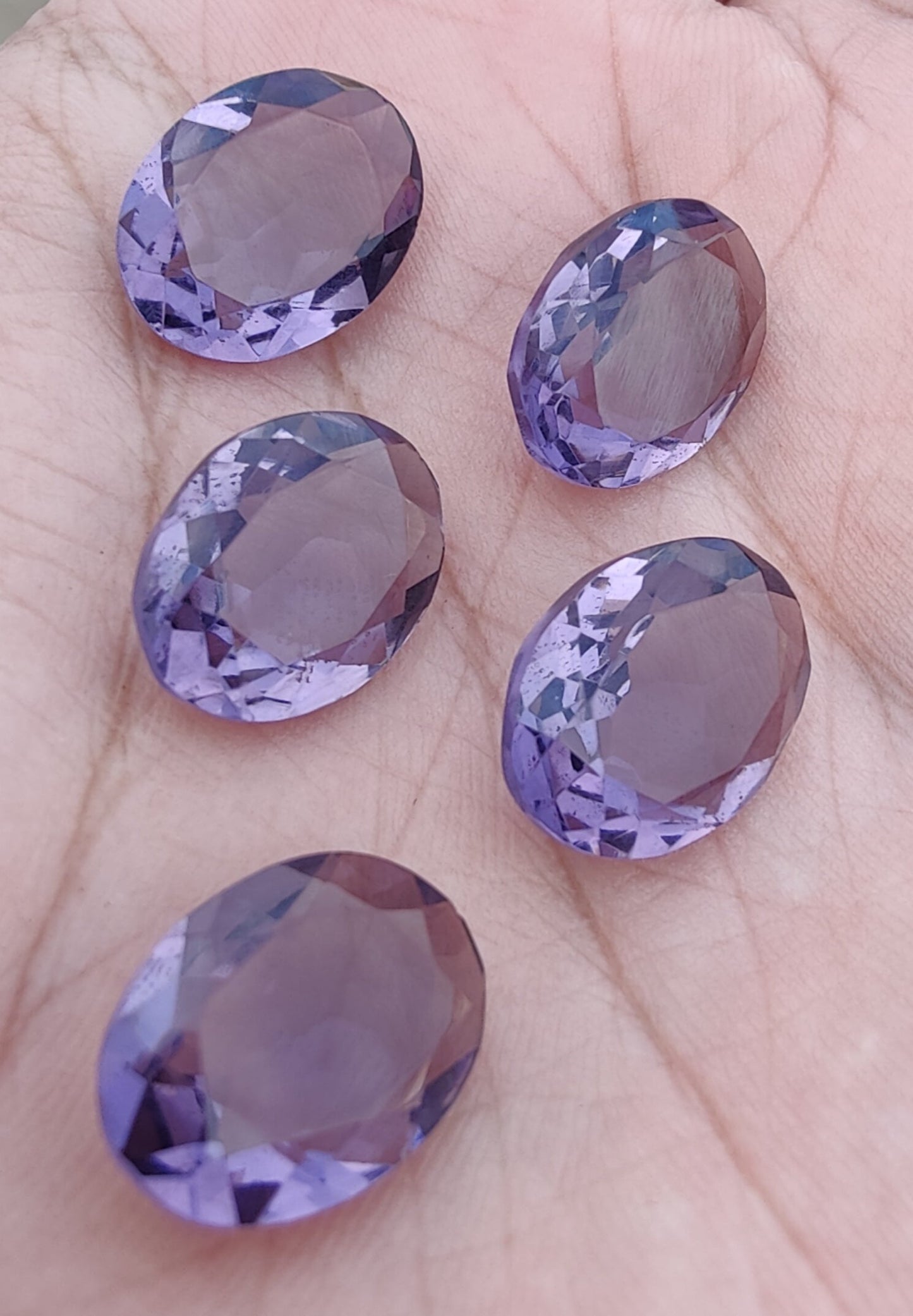 AAA+ QUALITY NATURAL AMETHYST OVAL SHAPE FACETED CUT FLAT BACK CALIBRATED WHOLESALE GEMSTONES, ALL SIZES AVAILABLE