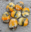 AAA+ QUALITY NATURAL BUMBLEBEE JASPER OVAL SHAPE CABOCHON FLAT BACK CALIRATED GEMSTONES, ALL SIZES AVAILABLE