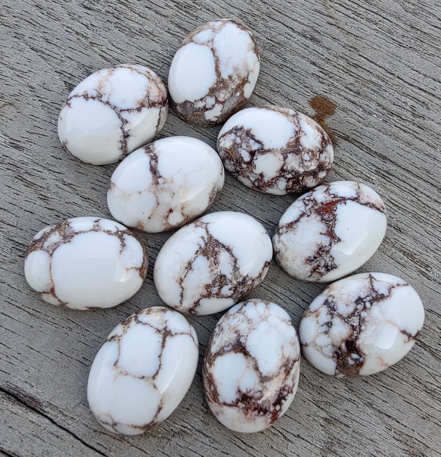 AAA+ QUALITY NATURAL WILD HORSE JASPER OVAL SHAPE CABOCHON FLAT BACK CALIRATED GEMSTONES, ALL SIZES AVAILABLE