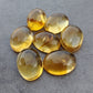 Natural Citrine Oval Shape Cabochon Flat Back Calibrated AAA+ Quality Wholesale Gemstones, Custom Sizes Available