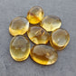 Natural Citrine Oval Shape Cabochon Flat Back Calibrated AAA+ Quality Wholesale Gemstones, Custom Sizes Available
