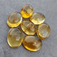 Natural Citrine Oval Shape Cabochon Flat Back Calibrated AAA+ Quality Wholesale Gemstones, Custom Sizes Available