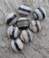 AAA+ QUALITY NATURAL ZEBRA JASPER ROUND SHAPE CABOCHON FLAT BACK CALIBRATED ROUND SHAPE GEMSTONES, ALL SIZES AVAILABLE