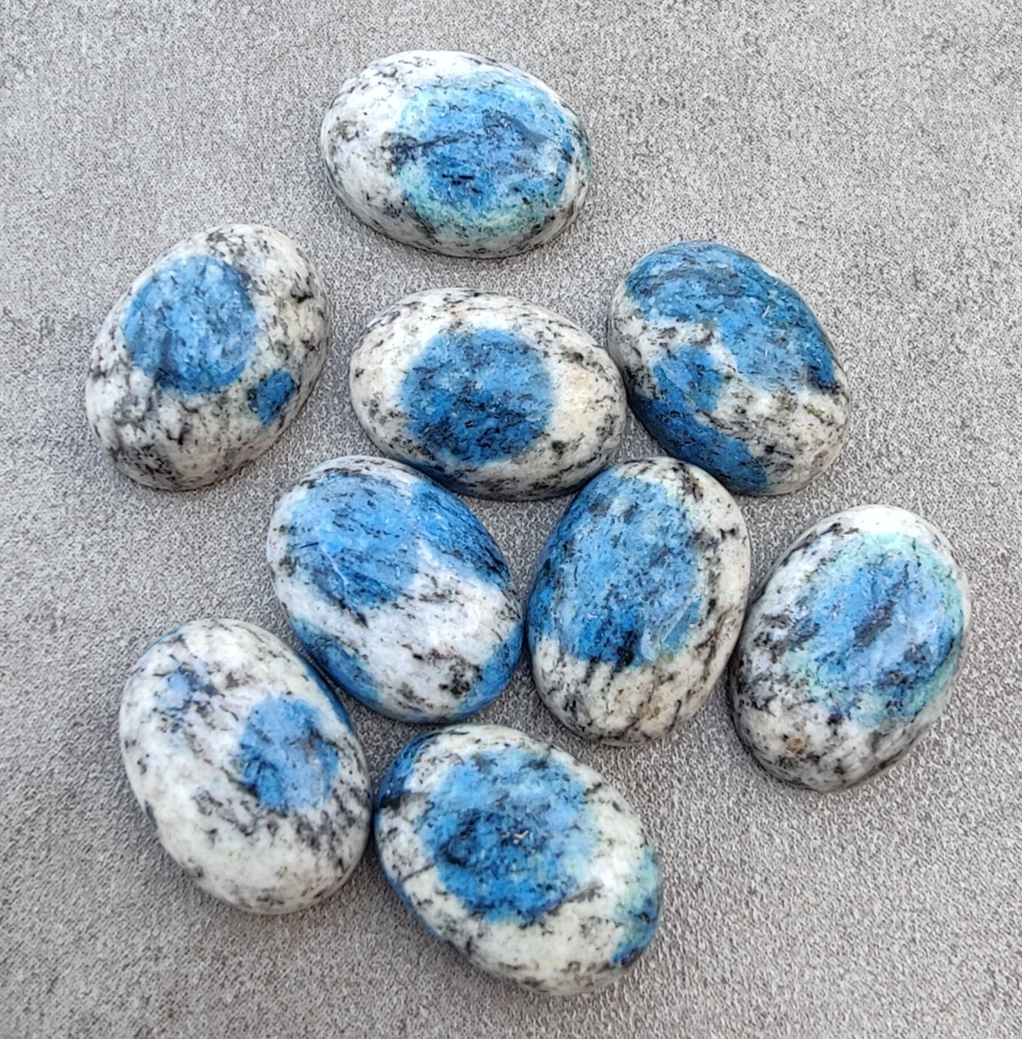 AAA+ QUALITY NATURAL K2 JASPER OVAL SHAPE CABOCHON FLAT BACK CALIRATED GEMSTONES, ALL SIZES AVAILABLE