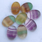 AAA+ QUALITY NATURAL FLUORITE OVAL SHAPE CABOCHON FLAT BACK CALIRATED GEMSTONES, ALL SIZES AVAILABLE