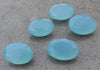 AAA+ Quality Natural Aqua Chalcedony Oval Shape Faceted Cut Flat Back Wholesale Calibrated Gemstones, All Sizes Available