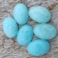 TOP QUALITY NATURAL SMITHSONITE OVAL SHAPE CABOCHON FLAT BACK CALIRATED GEMSTONES, ALL SIZES AVAILABLE