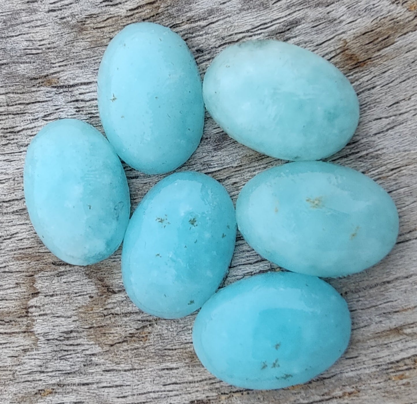 TOP QUALITY NATURAL SMITHSONITE OVAL SHAPE CABOCHON FLAT BACK CALIRATED GEMSTONES, ALL SIZES AVAILABLE