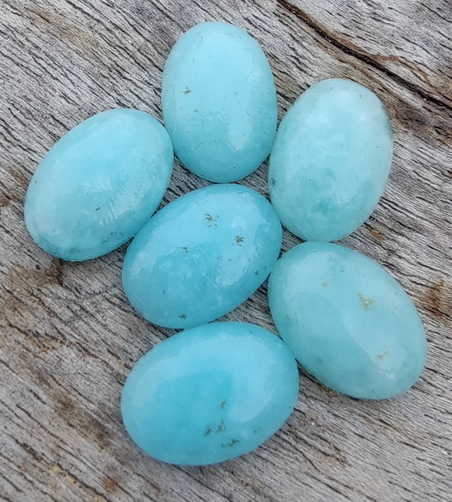 TOP QUALITY NATURAL SMITHSONITE OVAL SHAPE CABOCHON FLAT BACK CALIRATED GEMSTONES, ALL SIZES AVAILABLE