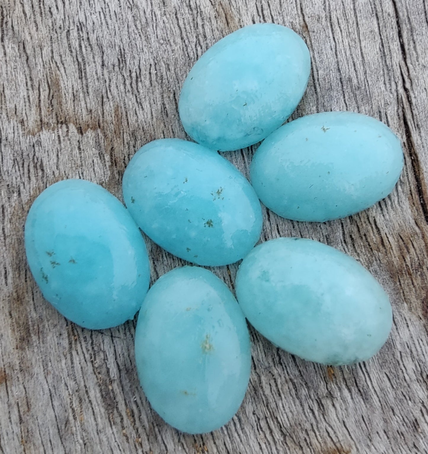 TOP QUALITY NATURAL SMITHSONITE OVAL SHAPE CABOCHON FLAT BACK CALIRATED GEMSTONES, ALL SIZES AVAILABLE