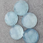 AAA+ QUALITY NATURAL PREHNITE ROUND SHAPE CHECKER CUT FLAT BACK CALIBRATED GEMSTONES, ALL SIZES AVAILABLE
