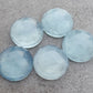 AAA+ QUALITY NATURAL PREHNITE ROUND SHAPE CHECKER CUT FLAT BACK CALIBRATED GEMSTONES, ALL SIZES AVAILABLE