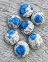 AAA+ QUALITY NATURAL K2 JASPER ROUND SHAPE CABOCHON FLAT BACK CALIBRATED GEMSTONES, ALL SIZES AVAILABLE
