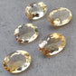 AAA+ QUALITY NATURAL CITRINE OVAL SHAPE FACETED CUT FLAT BACK CALIBRATED WHOLESALE GEMSTONES, ALL SIZES AVAILABLE