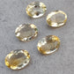 AAA+ QUALITY NATURAL CITRINE OVAL SHAPE FACETED CUT FLAT BACK CALIBRATED WHOLESALE GEMSTONES, ALL SIZES AVAILABLE