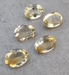 AAA+ QUALITY NATURAL CITRINE OVAL SHAPE FACETED CUT FLAT BACK CALIBRATED WHOLESALE GEMSTONES, ALL SIZES AVAILABLE