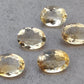 AAA+ QUALITY NATURAL CITRINE OVAL SHAPE FACETED CUT FLAT BACK CALIBRATED WHOLESALE GEMSTONES, ALL SIZES AVAILABLE