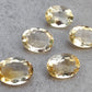 AAA+ QUALITY NATURAL CITRINE OVAL SHAPE FACETED CUT FLAT BACK CALIBRATED WHOLESALE GEMSTONES, ALL SIZES AVAILABLE