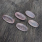 AAA+ QUALITY NATURAL ROSE QUARTZ BIG OVAL SHAPE FACETED CUT FLAT BACK CALIBRATED BEDA SHAPE GEMSTONES, ALL SIZES AVAILABLE