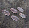 AAA+ QUALITY NATURAL ROSE QUARTZ BIG OVAL SHAPE FACETED CUT FLAT BACK CALIBRATED BEDA SHAPE GEMSTONES, ALL SIZES AVAILABLE
