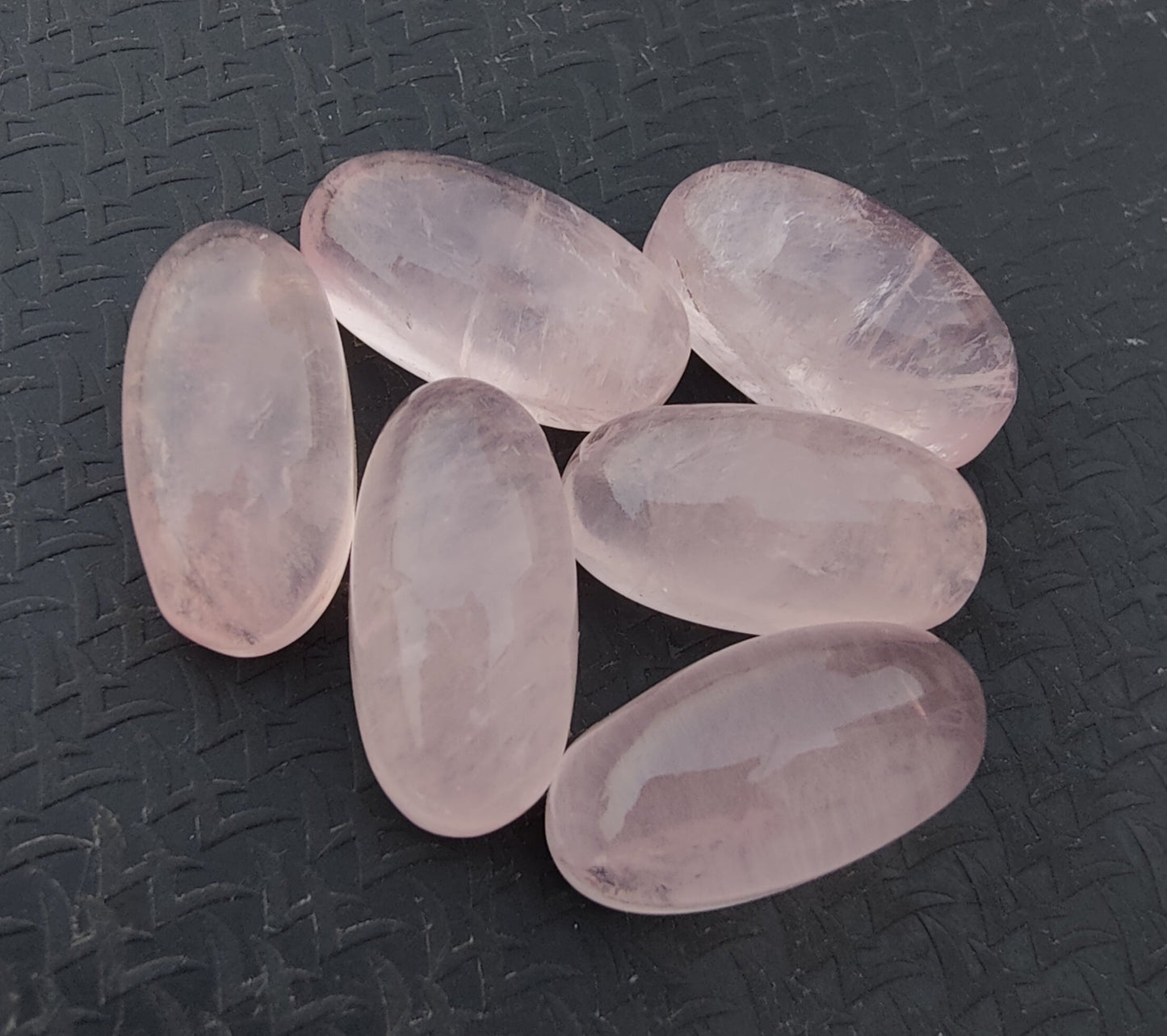 AAA+ QUALITY NATURAL ROSE QUARTZ BIG OVAL SHAPE CABOCHON FLAT BACK CALIBRATED BEDA SHAPE GEMSTONE, ALL SIZES AVAILABLE
