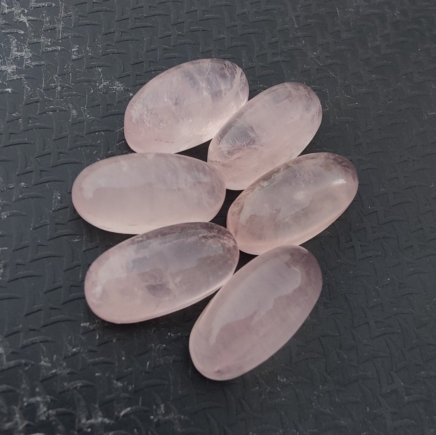 AAA+ QUALITY NATURAL ROSE QUARTZ BIG OVAL SHAPE CABOCHON FLAT BACK CALIBRATED BEDA SHAPE GEMSTONE, ALL SIZES AVAILABLE