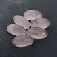 AAA+ QUALITY NATURAL ROSE QUARTZ BIG OVAL SHAPE CABOCHON FLAT BACK CALIBRATED BEDA SHAPE GEMSTONE, ALL SIZES AVAILABLE