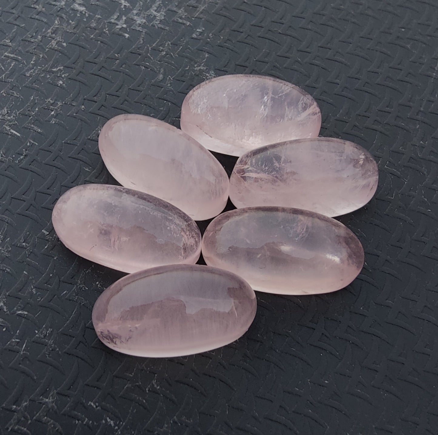 AAA+ QUALITY NATURAL ROSE QUARTZ BIG OVAL SHAPE CABOCHON FLAT BACK CALIBRATED BEDA SHAPE GEMSTONE, ALL SIZES AVAILABLE