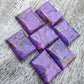 AAA+ QUALITY NATURAL PURPLE COPPER TURQUOISE RECTANGLE SHAPE CABOCHON FLAT BACK CALIBRATED LOOSE GEMSTONES, ALL SIZES AVAILABLE