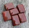 AAA+ QUALITY NATURAL RED JASPER RECTANGLE SHAPE CABOCHON FLAT BACK CALIBRATED LOOSE GEMSTONES, ALL SIZES AVAILABLE