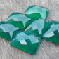 AAA+ QUALITY NATURAL GREEN ONYX RECTANGLE SHAPE CHECKER CUT FLAT BACK CALIBRATED GEMSTONES, ALL SIZES AVAILABLE