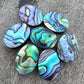 TOP QUALITY NATURAL ABALONE SHELL OVAL SHAPE CABOCHON FLAT BACK CALIBRATED WHOLESALE LOOSE GEMSTONES, ALL SIZES AVAILABLE