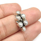 925 SOLID STERLING SILVER NATURAL PEARL GEMSTONES HANDMADE RING, ALL SIZES AVAILABLE