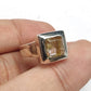 925 SOLID STERLING SILVER NATURAL GOLDEN RUTILE GEMSTONES HANDMADE RING, ALL SIZES AVAILABLE