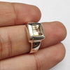 925 SOLID STERLING SILVER NATURAL LEMON QUARTZ GEMSTONES HANDMADE RING, ALL SIZES AVAILABLE