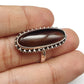 925 SOLID STERLING SILVER NATURAL SMOKY QUARTZ GEMSTONES HANDMADE RING, ALL SIZES AVAILABLE