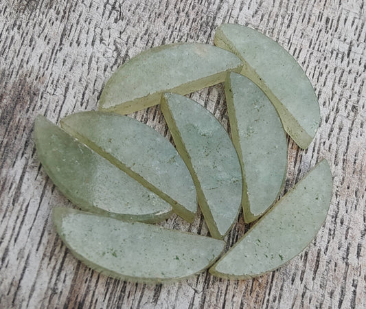 AAA+ Quality Natural Aventurine D Shape Cabochon Flat Back Calibrated Wholesale Loose Gemstones, All Sizes Available