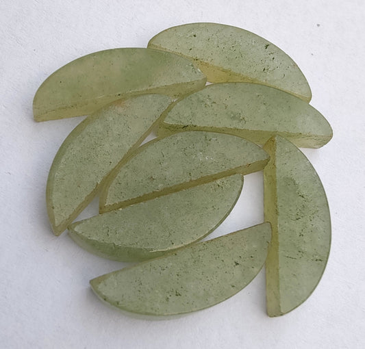 AAA+ Quality Natural Aventurine D Shape Cabochon Flat Back Calibrated Wholesale Loose Gemstones, All Sizes Available