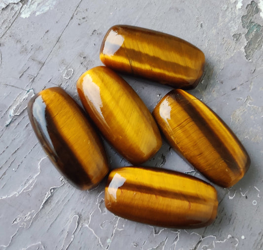 AAA+ Quality Natural Tiger Eye Rectangle Cushion Shape Cabochon Flat Back Calibrated Wholesale Gemstones, All Sizes Available