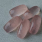 AAA+ Quality Natural Rose Quartz Big Cushion Shape Cabochon Flat Back Calibrated Shape Wholesale Gemstones, All Sizes Available